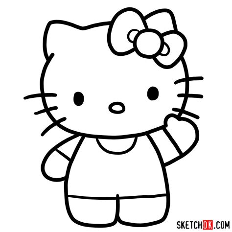 hello kitty easy to draw